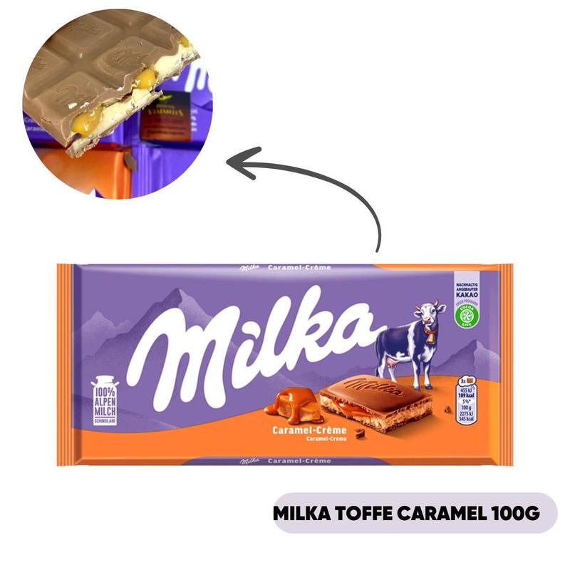 Chocolate Milka Ao Leite Com Caramelo Toffe Caramel 100G